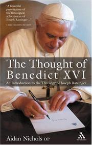 Cover of: The Thought of Pope Benedict XVI: An Introduction to the Theology of Joseph Ratzinger
