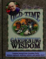 Cover of: Jerry Baker's old-time gardening wisdom