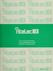 Cover of: INTELEC'83 by INTELEC (5 1983.10.18-21 Tokyo, Japan)