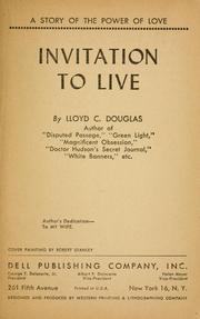 Cover of: Invitation to Live