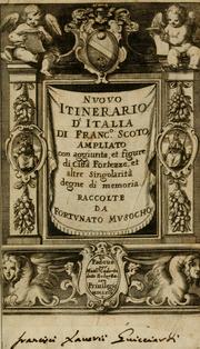 Cover of: Itinerario, o vero noua descrittione de' viaggi principali d'Italia: nella quale si hà piena notitia di tutte le cose più notabili, & degne d'ester vedute