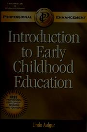 Cover of: Introduction to early childhood education by Linda Aulgur