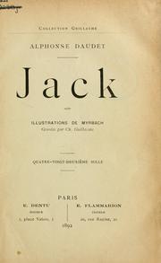 Cover of: Jack. by Alphonse Daudet