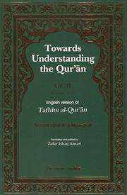Cover of: Towards Understanding the Quran,  Vol. III