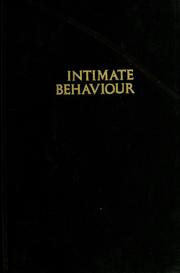 Cover of: Intimate behaviour