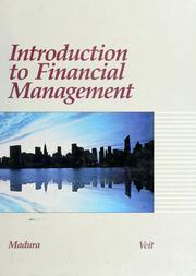 Cover of: Introduction to financial management