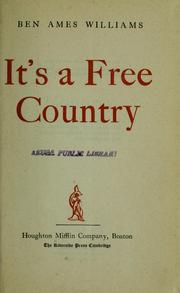 Cover of: It's a free country