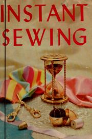 Cover of: Instant sewing