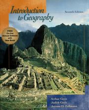 Cover of: Introduction to geography