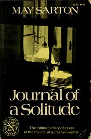 Cover of: Journal of a solitude