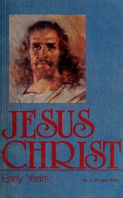 Cover of: Jesus Christ: early years