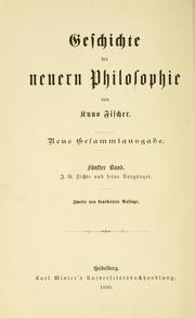 Cover of: J.G. Fichte und seine Vorgänger