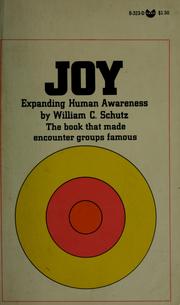 Cover of: Joy: expanding human awareness