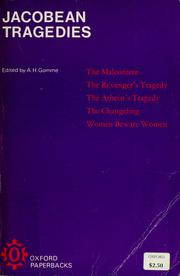 Cover of: Jacobean tragedies