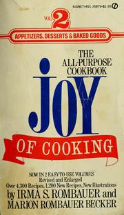 Cover of: Joy of cooking by Irma S. Rombauer
