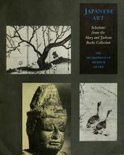 Cover of: Japanese art: selections from the Mary and Jackson Burke Collection : [exhibition]