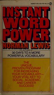 Cover of: Instant word power