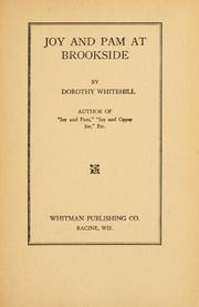 Cover of: Joy and Pam at Brookside by Dorothy Whitehill