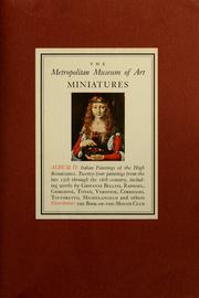 Cover of: Italian paintings of the high Renaissance by Metropolitan Museum of Art (New York, N.Y.)