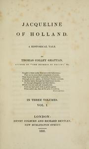 Cover of: Jacqueline of Holland, Vol. I