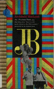 Cover of: J.B. by Archibald MacLeish