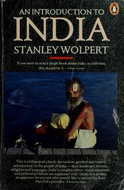Cover of: An introduction to India by Stanley A. Wolpert