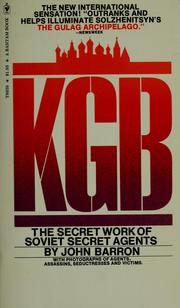 Cover of: KGB: the secret work of Soviet secret agents