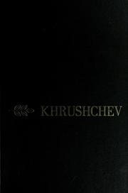 Cover of: Khrushchev: a career. --