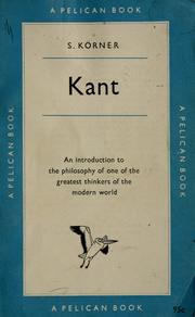 Cover of: Kant. by Stephan Körner