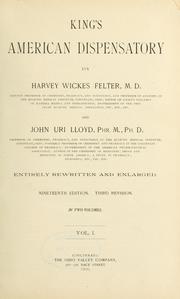 Cover of: King's American dispensatory