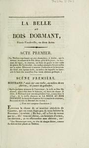 Cover of: La belle au bois dormant: féerie-vaudeville, en deux actes
