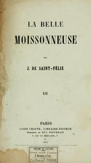 Cover of: La belle moissonneuse