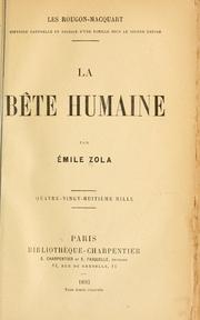 Cover of: La bête humaine. by Émile Zola
