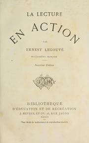 Cover of: La lecture en action by Ernest Legouvé