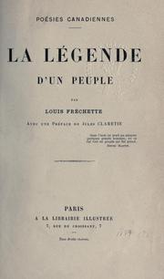 Cover of: La lâegende d'un peuple