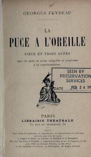 Cover of: La puce à l'oreille by Georges Feydeau