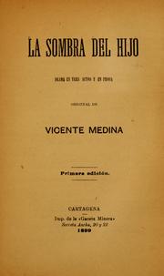 Cover of: La sombra del hijo: drama en tres actos y en prosa