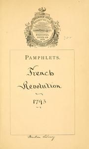La Convention nationale, a l'Armée de la Belgique by France. Convention nationale.