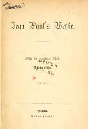 Jean Pauls Werke by Jean Paul