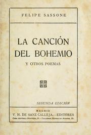 Cover of: La canción del bohemik y otros poemas.