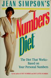 Cover of: Jean Simpson's numbers diet: the diet that works, based on your personal numbers