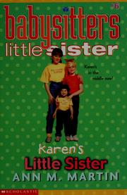 Cover of: Karen's little sister by Ann M. Martin