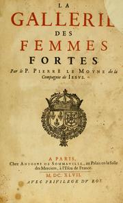 Cover of: La gallerie des femmes fortes.