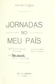 Cover of: Jornadas no meu país by Júlia Lopes de Almeida