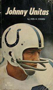 Cover of: Johnny Unitas by Joel H. Cohen