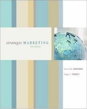 Cover of: Strategic Marketing (Mcgraw Hill/Irwin Series in Marketing) by David W. Cravens, Nigel Piercy