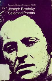 Cover of: Joseph Brodsky: selected poems
