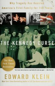 Cover of: The Kennedy curse: why tragedy has haunted America's first family for 150 years
