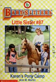 Cover of Karen's pony camp