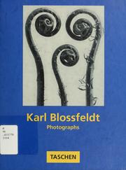 Cover of: Karl Blossfeldt, photographs